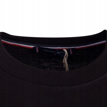 Koszulka męska t-shirt TOMMY HILFIGER 100% bawełna czarna M