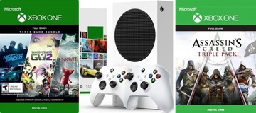 MICROSOFT XBOX Series S 512GB SSD + 2 PADY + 6 GIER | 12M | możliwe 1099zł!