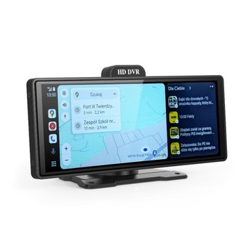 RADIO STACJA MULTIMEDIALNA MONITOR APPLE CARPLAY ANDROID AUTO DVR 2 KAMERY