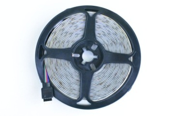 Светодиодная лента RGB 2835, водонепроницаемая, 5м, пульт дистанционного управления и блок питания