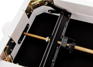 Регулируемый деревянный стул для фортепиано Thomann KB-15WHP, глянцевый белый