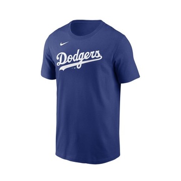 Koszulka Nike MLB Men's Fuse Wordmark Cotton Tee Los Angeles Dodgers - XXL
