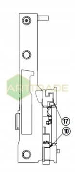 CASCADE Ślizg do Zintegrowanego przesuwu 50R ISS