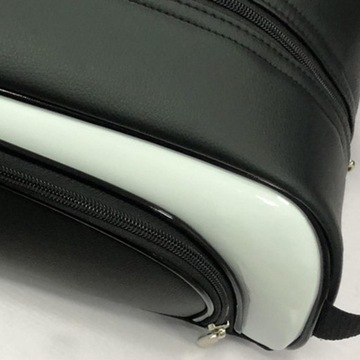 Сумка для обуви для гольфа Сумка на молнии Высококачественная кожаная сумка для спортивной обуви Белая