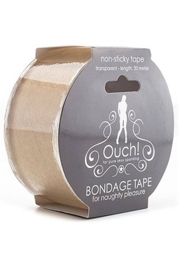 Taśma do Krępowania - Bondage Tape Transparent 20m