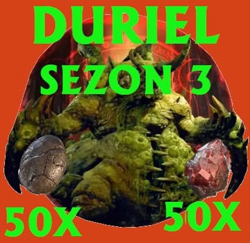 Zestaw na Duriel Shard Agony Egg Diablo 4 Sezon