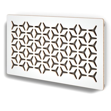 Osłona maskownica grzejnika 68x29cm M17 Biała