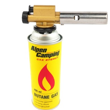 газовая горелка мощностью 1300 Вт + 4 баллона