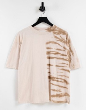 TOPSHOP T-SHIRT DAMSKI BEŻOWY WZÓR BASIC XS 2RWM