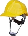 ЗАЩИТНЫЙ РАБОЧИЙ ШЛЕМ, ЖЕЛТЫЙ ШЛЕМ С РЕМЕННОЙ КОНСТРУКЦИЕЙ
