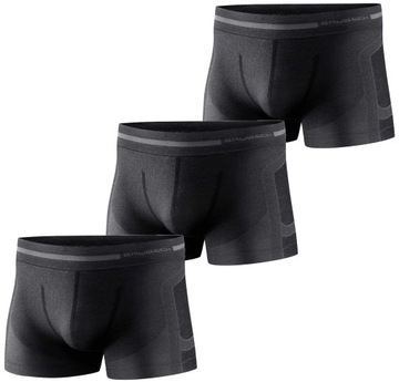 TERMOAKTYWNE Bokserki Brubeck WEŁNA WOOL |3-PACK|M