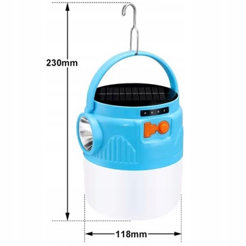 Светодиодная лампа для палатки USB-лампа для кемпинга 3 в 1