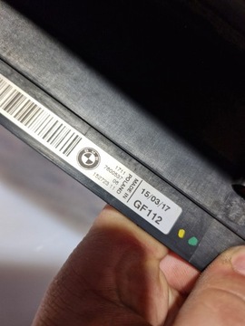 BMW F20 F21 F22 F23 F30 F31 F32 DRŽÁKY CHLADIČŮ DRŽÁK PRAVÉ 7600537
