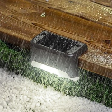 Солнечная светодиодная лампа для садовой лестницы, водонепроницаемая