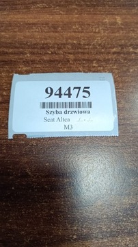 SEAT ALTEA SKLO (OKNO) DVEŘE PRAVÝ ZADNÍ