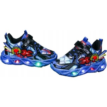 Buty Spider-Man LED Swiecące Dziecięce r.25-33