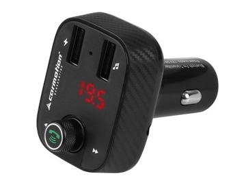 TRANSMITER FM LED WOLT 8-30V ŁADOWARKA 2X USB 3.4A