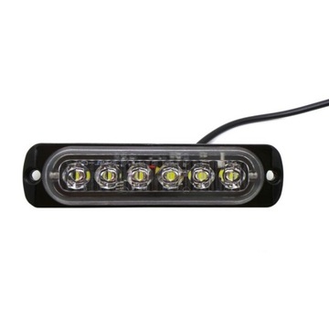 Лампа заднего хода 6 LED 12В-24В, белая