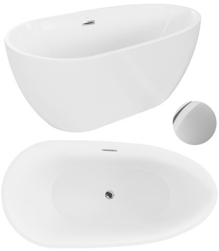 MEXEN EOS WANNA WOLNOSTOJĄCA 170 x 80 + SYFON