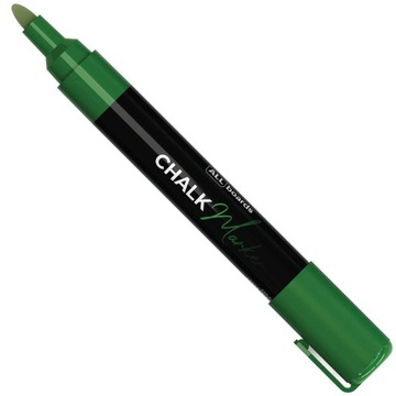 Marker kredowy do tablic szklanych ZIELONY