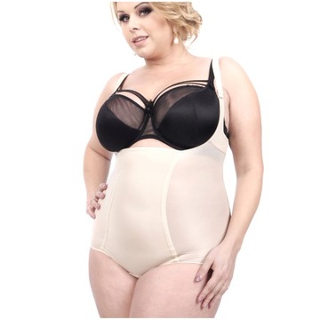 Orirose BODY mocno WYSZCZUPLAJĄCE modelujące brzuch talię PUSH-UP plus size