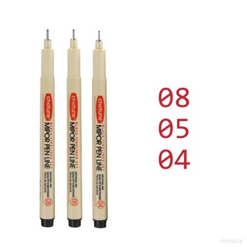 Art Manga Outlining Pen Pigment Liner Micron Pen Marker set Hook Line