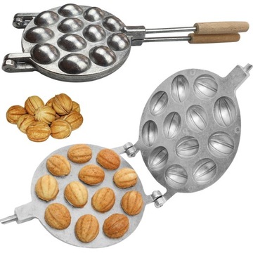 FORMA OPIEKACZ DO PIECZENIA CIASTEK ORZESZKÓW PATELNIA NA ORZESZKI +GRATISY