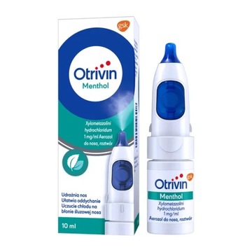 Otrivin Menthol, 1 mg/ml, aerozol do nosa, 10 ml