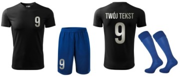 STRÓJ PIŁKARSKI Z WŁASNYM NADRUKIEM NAPISEM (L) KOMPLET SPORTOWY