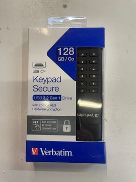 USB-накопитель Verbatim 49432, 128 ГБ, USB Type-C 3.2 Gen 1 (3.1 Gen 1), черный