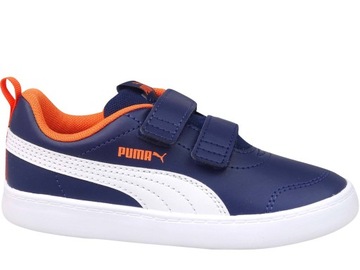 PUMA COURTFLEX BUTY DZIECIĘCE TRAMPKI NA RZEPY