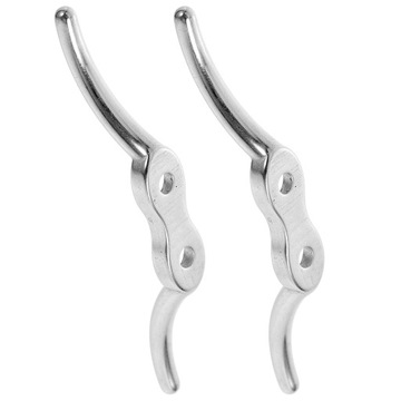 2 шт. ПРОЧНАЯ НЕРЖАВЕЮЩАЯ СТАЛЬ ЛОДКА ВЕРЕВНАЯ ПАЛУБА ДОК-УБОРКА МОРСКАЯ ЯХТНАЯ ЛИНИЯ FL