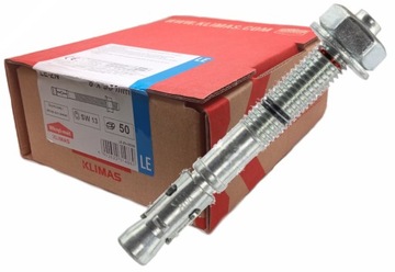 Kotwa do betonu stalowa 8x95 mm 50 szt.