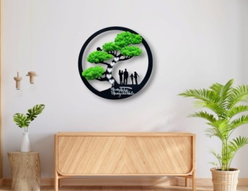 Картина древо жизни мох СЕМЕЙНЫЙ 60см!6мм