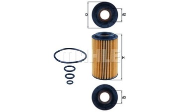 KNECHT OX153/7D - FILTR OLEJE