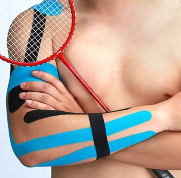 КИНЕЗИОЛОГИЧЕСКАЯ ЛЕНТА, ТЕЙПИНГ, ПЛАСТЫРИ KINESIO SPORT, 5 см, 5 м