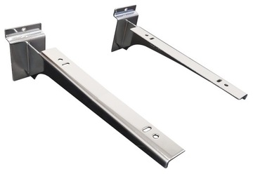 WSPORNIKI PÓŁKI 30 SLATWALL PARA CHROM SHOPWALL
