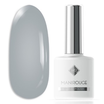 LAKIER HYBRYDOWY DO PAZNOKCI MANIROUGE UV/LED GEL 6 ML JASNY SZARY 44