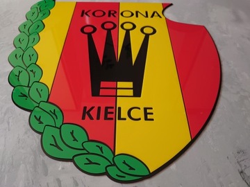 Herb Korona Kielce na ścianę prezent szyld dla fana klubu dla chłopaka męża