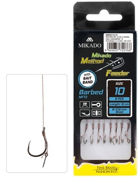 MIKADO MF13 METHOD FEEDER PLECIONKA Z IGŁĄ HAK 4