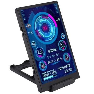 Дополнительный экран 3,5-дюймовый ЖК-монитор IPS USB C Процессор Графический процессор AIDA64