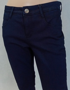 Spodnie jeans granatowe slim Street One 30/30