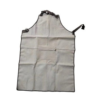 Fartuch spawalniczy Mężczyźni Kobiety Fartuch garażowy Fartuch stolarski 70 cm x 100 cm Szary
