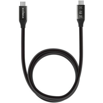 Kabel USB4/Thunderbolt 3 Edimax UC4-010TB V2 1m USB-C to USB-C czarny