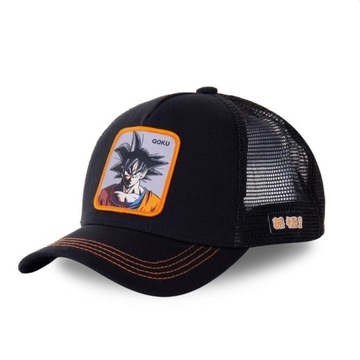 Czapka z daszkiem Capslab DRAGON BALL GOKU Trucker czarna