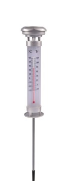 GRUNDIG Solar LED ТЕРМОМЕТР солнечный светильник 32 см
