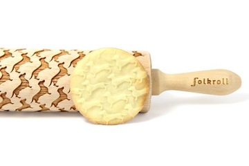 Wałek grawerowany wzór JAMNIKI, duży