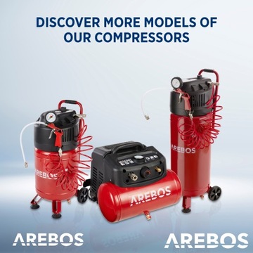 Arebos - Безмасляный компрессор | 6Л | 8 бар