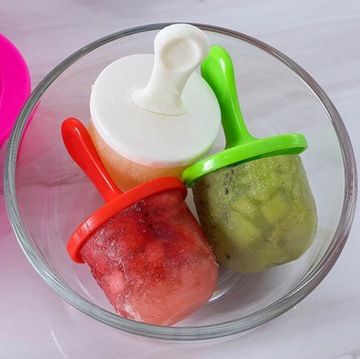 БОЛЬШАЯ оранжевая силиконовая форма для мороженого.