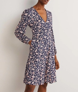 73/ BODEN NOWA SUKIENKA WE WZORY WISKOZA 34 XS 6L